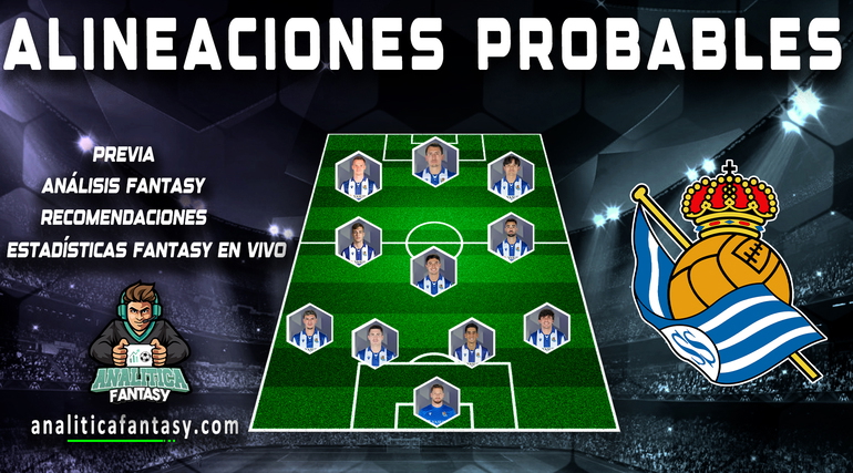 Noticia: Real Sociedad: Alineación probable actualizada de la Jornada 17 Imagen de la noticia: Real Sociedad: Alineación probable actualizada de la Jornada 17