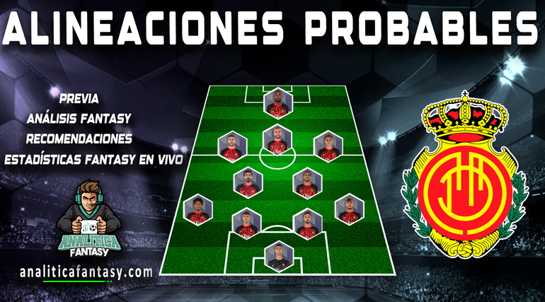 Noticia: Mallorca: Alineación actualizada de la Jornada 14 Imagen de la noticia: Mallorca: Alineación actualizada de la Jornada 14