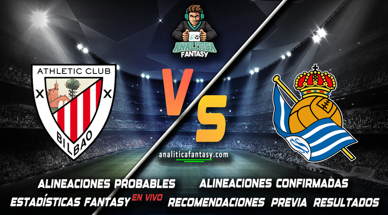 Noticia: Athletic Club vs Real Sociedad: Alineaciones actualizadas Imagen de la noticia: Athletic Club vs Real Sociedad: Alineaciones actualizadas