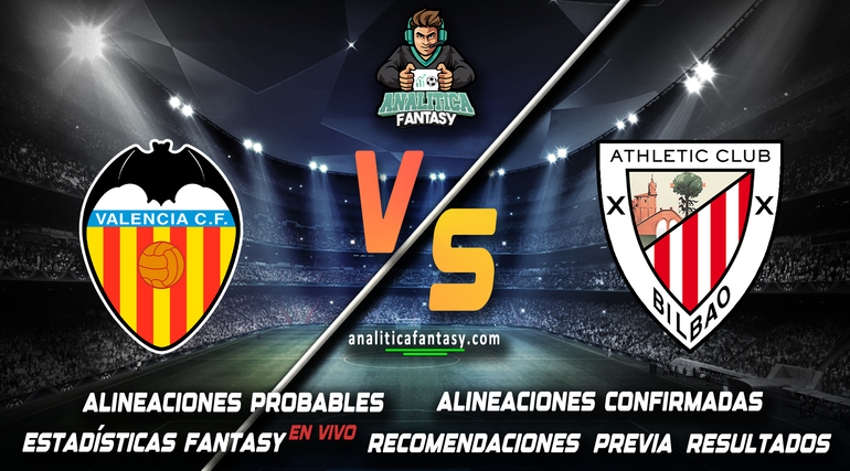Noticia: Valencia vs Athletic Club: Alineaciones actualizadas Imagen de la noticia: Valencia vs Athletic Club: Alineaciones actualizadas