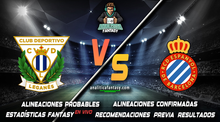 Noticia: Leganes vs Espanyol: Alineaciones actualizadas Imagen de la noticia: Leganes vs Espanyol: Alineaciones actualizadas