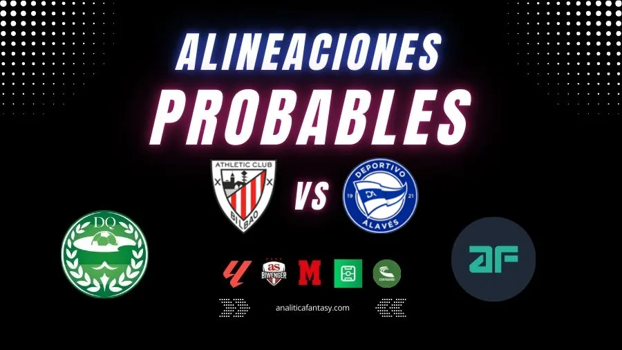 Portada de Athletic Club vs Alaves: Alineaciones actualizadas