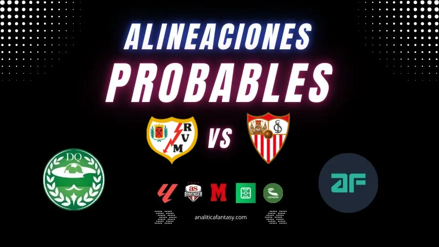 Portada de Rayo Vallecano vs Sevilla: Alineaciones actualizadas