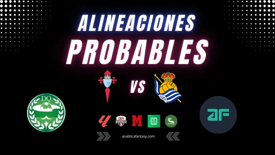 Portada de Celta Vigo vs Real Sociedad: Alineaciones actualizadas