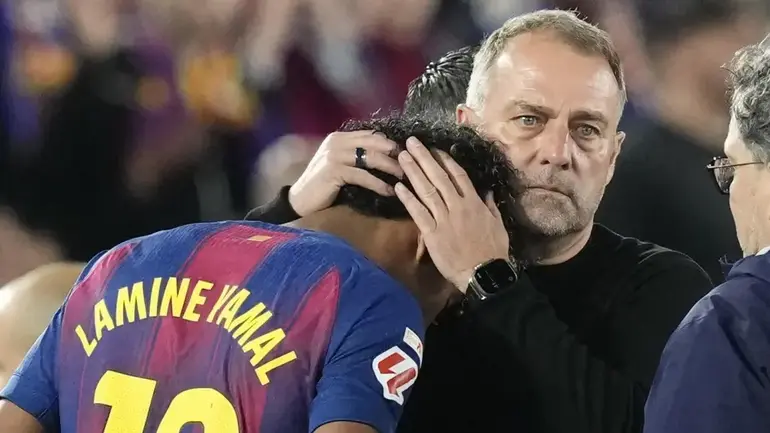 Lamine Yamal y Cancelo encienden las alarmas tras caer lesionados ante el Celta
