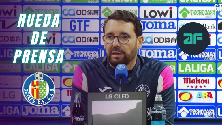 Bordalás en rueda de prensa tras el Getafe - Rayo: problema de Satriano, penalti de Arambarri, regreso de Borja