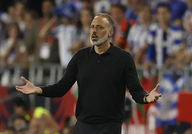 Matarazzo sobre Oyarzabal, Guedes, Wesley, Barrenetxea, Aihen. Elustondo, Brais y el lanzador de penaltis