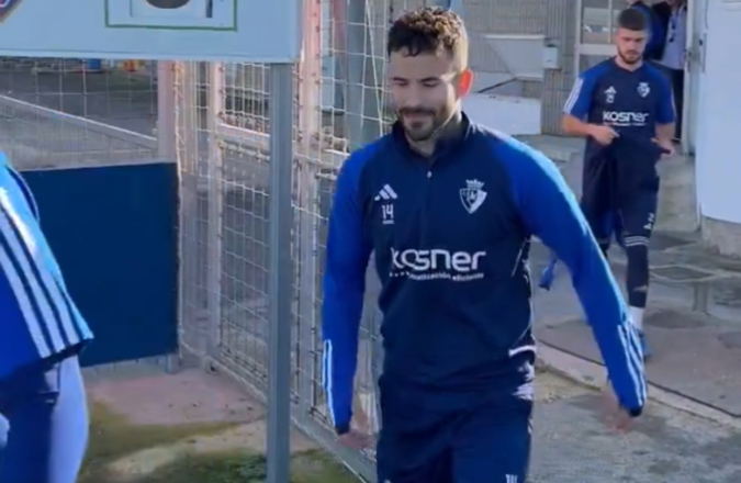 Imagen de la noticia: Rubén García se deja ver en el primer entreno del año