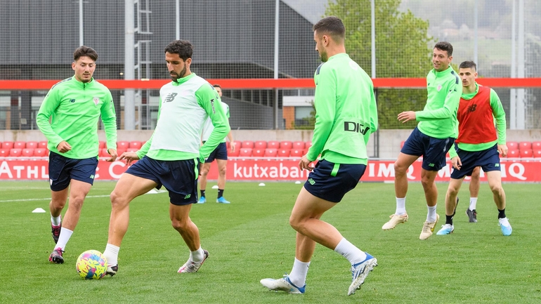 Imagen de la noticia: Ensayo de once titular del Athletic Club para la final en La Cartuja