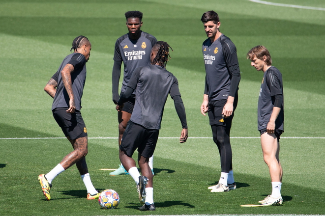 Noticia: Último entrenamiento del Real Madrid para el partido de Champions League Imagen de la noticia: Último entrenamiento del Real Madrid para el partido de Champions League