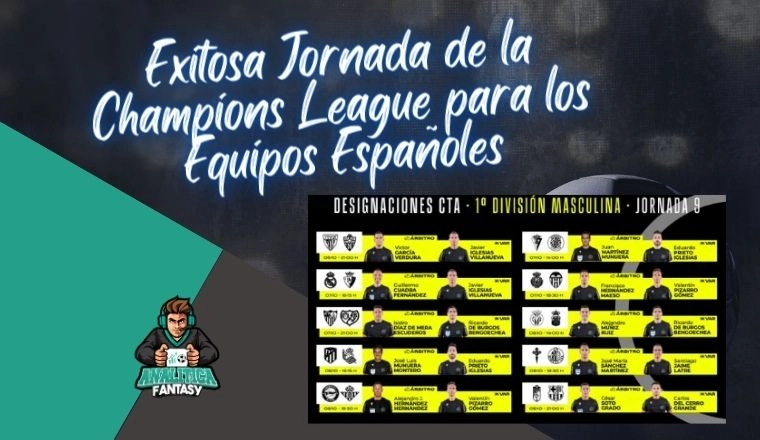 Portada de Exitosa jornada de la Champions League para los equipos españoles