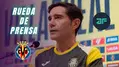 Marcelino en rueda de prensa para el derbi Villarreal - Levante: habla de Buchanan, Mouriño, rotaciones