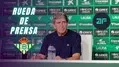 Pellegrini en rueda de prensa para el Betis - Oviedo: Antony, Isco, lío de Júnior,  Bartra, Ortiz - Jornada 34