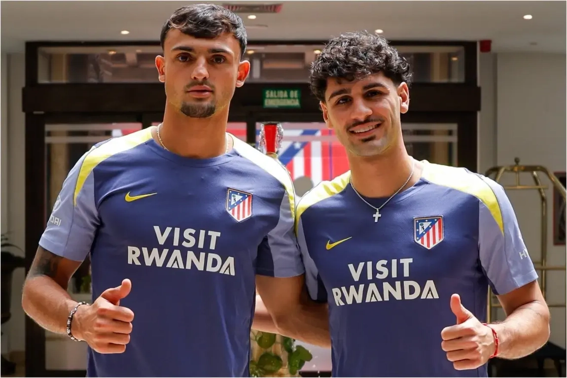 Cardoso y Marc Pubill ya están en Los Ángeles de San Rafael para comenzar su primera pretemporada como jugadores del Atlético de Madrid