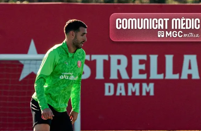 Portada de Parte médico de Abel Ruiz, el Girona anuncia tiempo estimado de baja