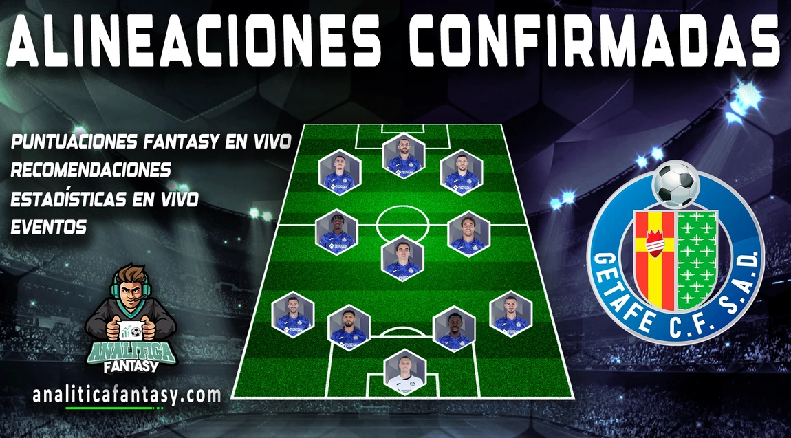 Noticia: Sin cambios en la alineación del Getafe frente a Las Palmas Imagen de la noticia: Sin cambios en la alineación del Getafe frente a Las Palmas