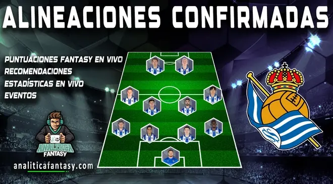 Noticia: Alineación de la Real Sociedad con seis cambios ante el Celta Imagen de la noticia: Alineación de la Real Sociedad con seis cambios ante el Celta