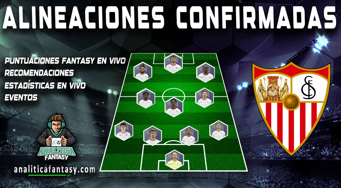 Noticia: Alineación del Sevilla con tres modificaciones ante el Leganés Imagen de la noticia: Alineación del Sevilla con tres modificaciones ante el Leganés