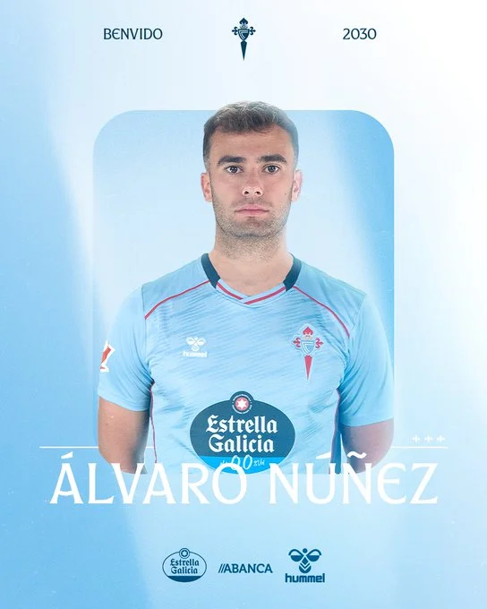 Portada de Oficial: Álvaro Núñez llega al Celta de Vigo como último fichajes