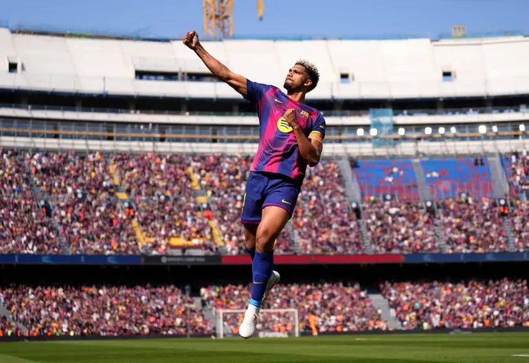 Araújo y Joan lideran al Barcelona para ganar al Rayo en el Camp Nou, Jornada 29 La Liga