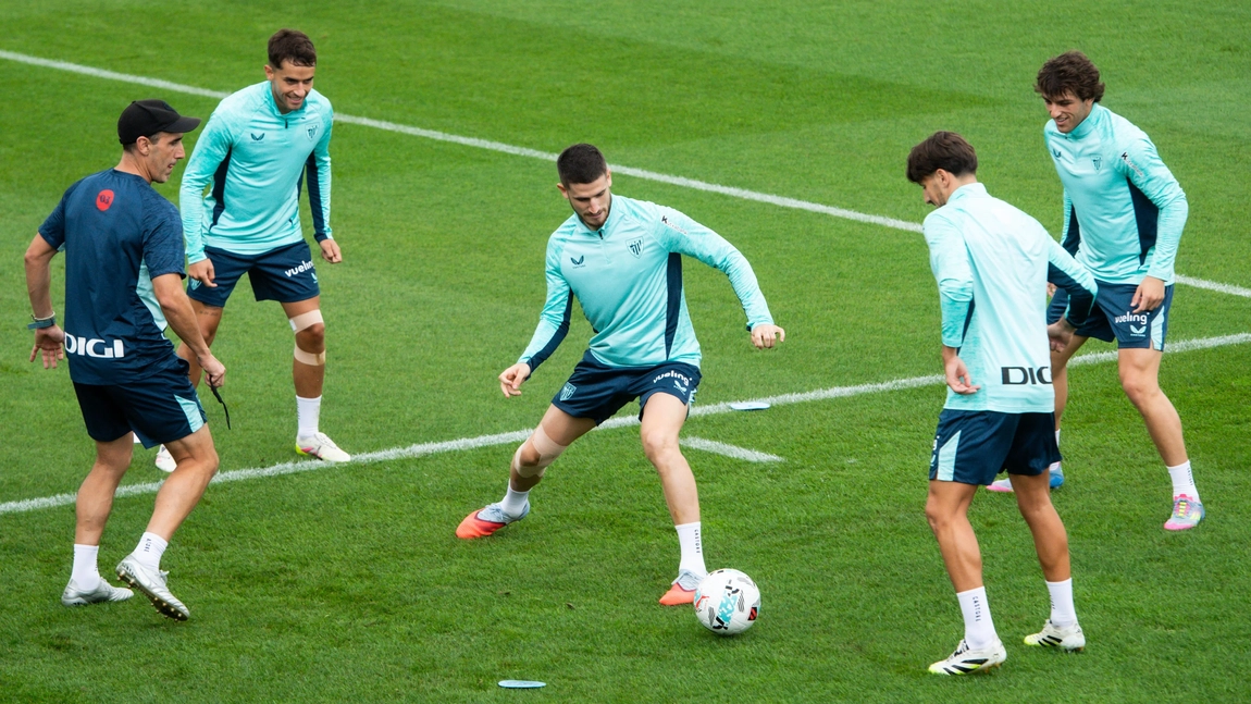 Portada de Sancet entre los regresos al entrenamiento del Athletic Club