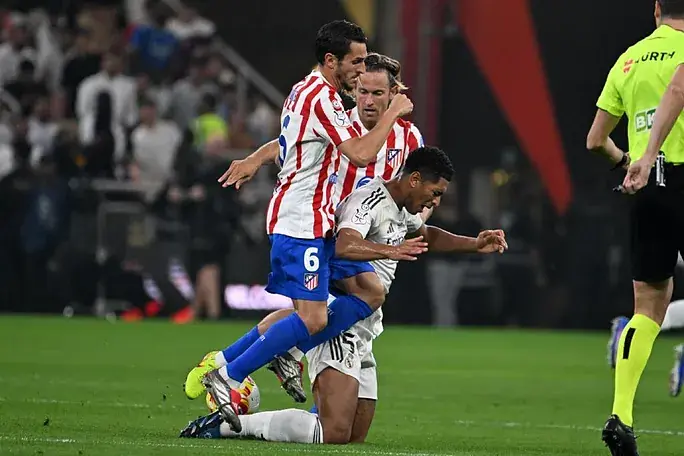 Derrota del Atlético ante el Real Madrid, eliminado de la Supercopa
