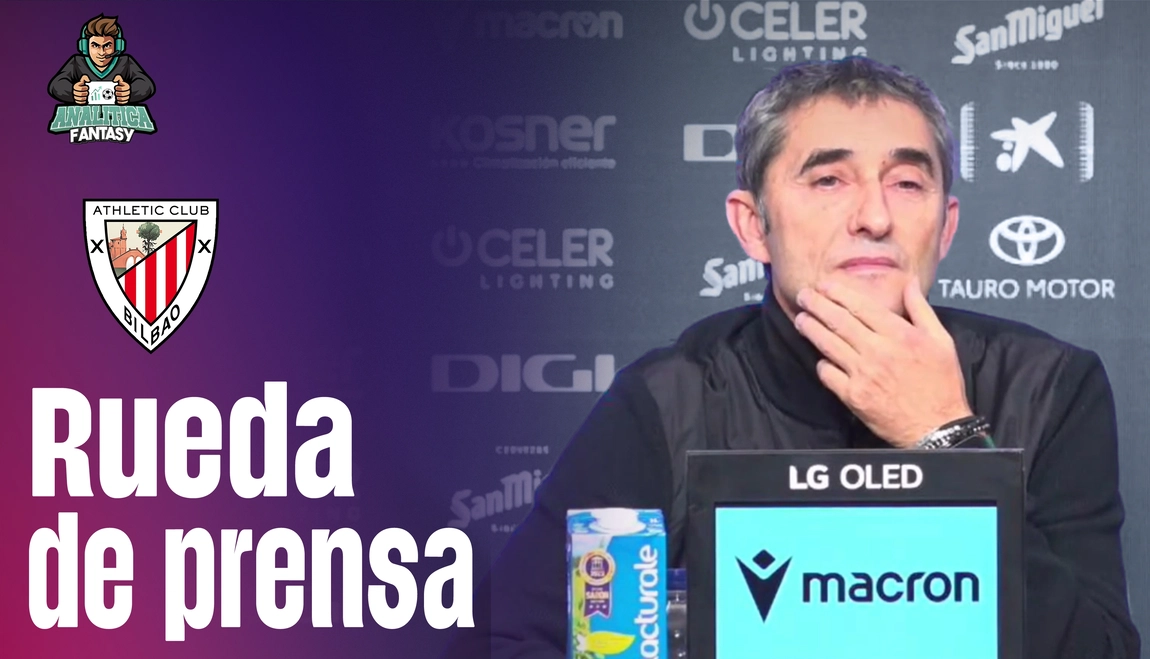 Noticia: Valverde actualiza sobre Sancet y Nico Williams, habla de Lekue, Adama, Berenguer, la Real Sociedad Imagen de la noticia: Valverde actualiza sobre Sancet y Nico Williams, habla de Lekue, Adama, Berenguer, la Real Sociedad