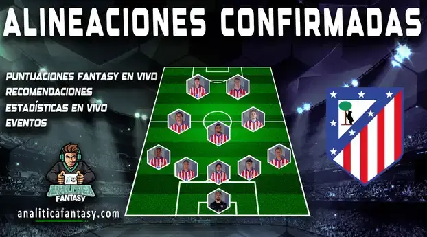 Noticia: Tres cambios en alineación del Atlético para enfrentar al Valladolid Imagen de la noticia: Tres cambios en alineación del Atlético para enfrentar al Valladolid