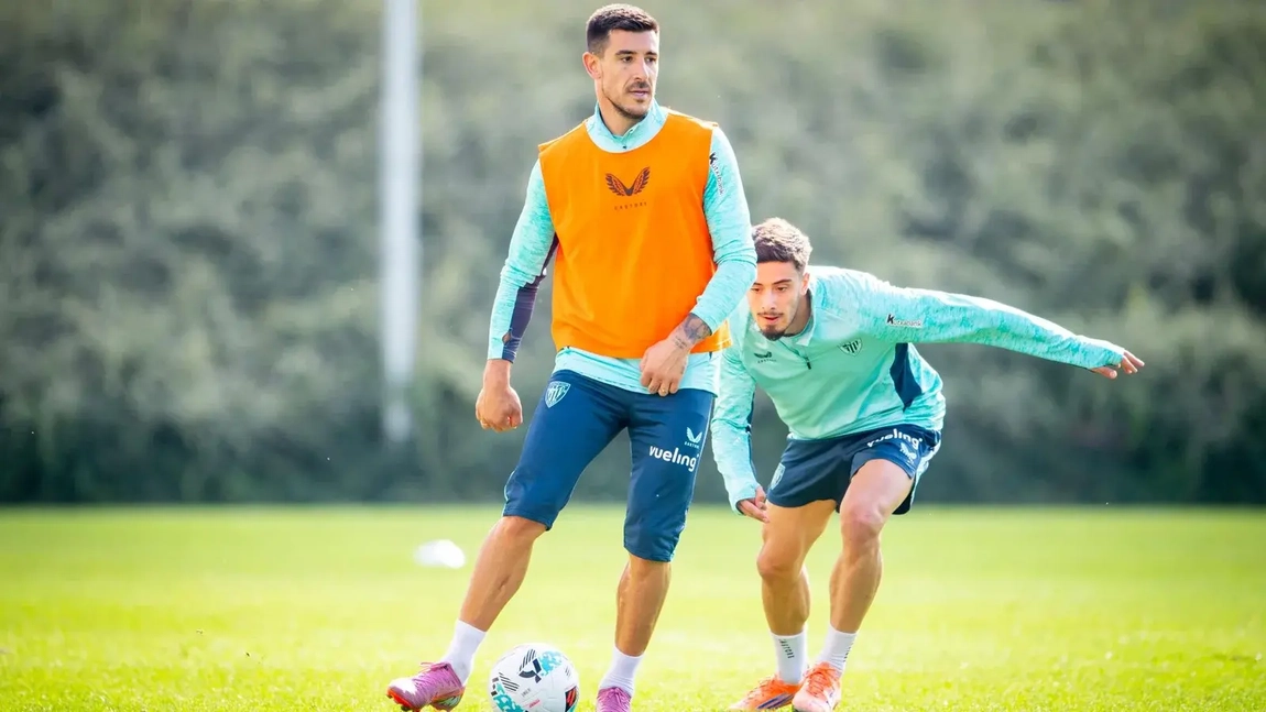 Portada de Primer entrenamiento del Athletic de cara al derbi contra la Real Sociedad