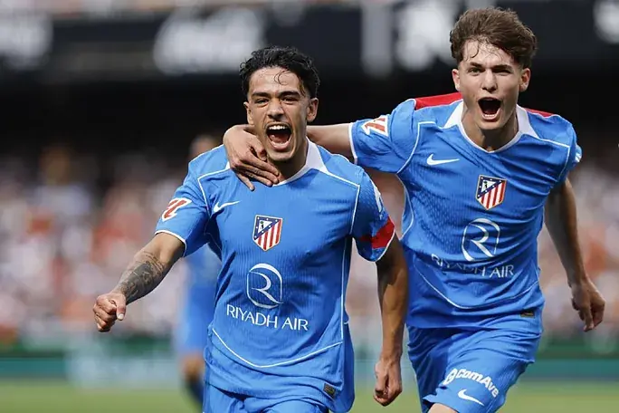 Los canteranos del Atlético ganan al Valencia, goles de Luque y Cubo - Jornada 34