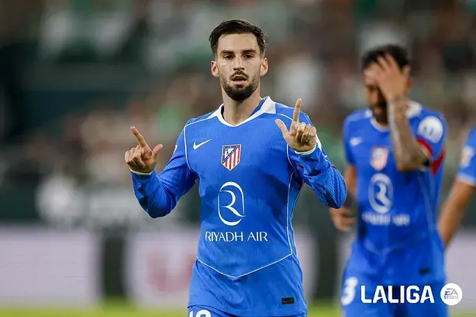 Giuliano y Baena con los goles en la victoria del Atlético sobre el Betis - La Liga