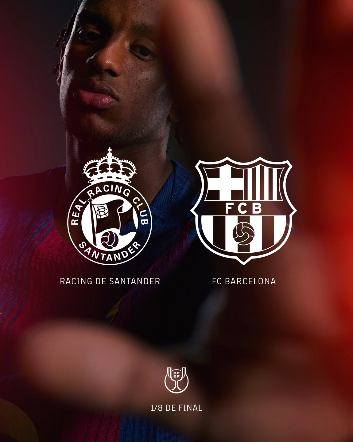Portada de El Barcelona visitará al Racing en octavos de la Copa del Rey
