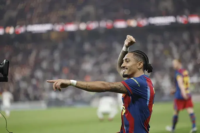 Barcelona campeón de Supercopa de España, Raphinha y Lewandowsi con goles