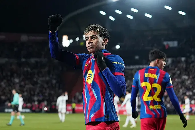 Lamine y Araújo con goles en triunfo del Barcelona - cuartos de final Copa del Rey