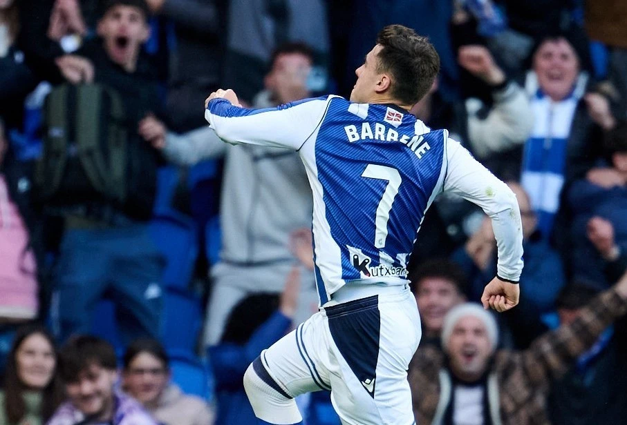 Portada de Barrene con un golazo no puede evitar la derrota de la Real Sociedad - Liga Fantasy