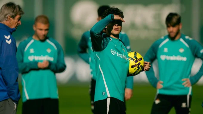 Novedades en el Betis en el regreso a los entrenamientos