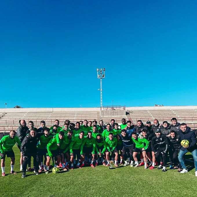Portada de Entrenamiento del Elche, Bigas puede regresar a la titularidad contra el Getafe
