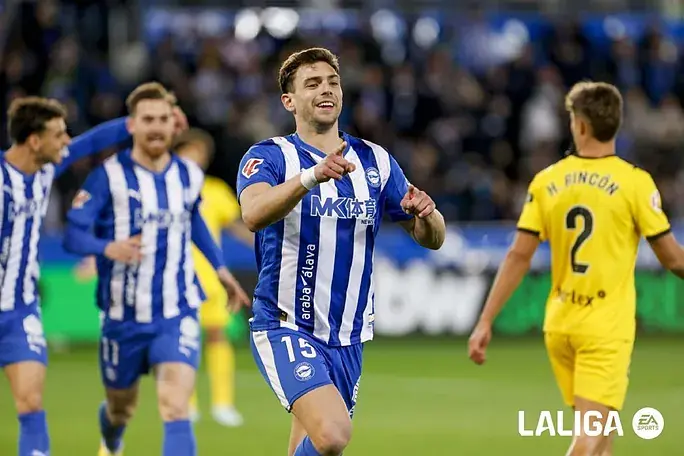 Lucas Boyé con dos goles en empate del Alavés - Jornada 25 Liga Fantasy