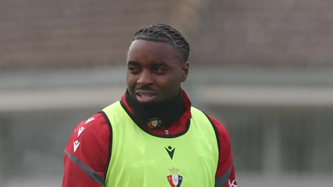 Portada de Boyomo se suma al Osasuna y entrena para la Copa del Rey