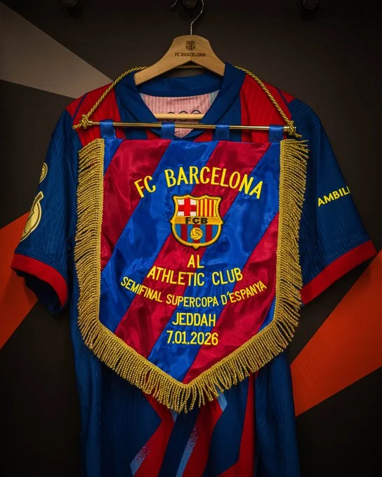 Portada de Lamine ausente, Pedri y Fermín en alineación del Barcelona en semifinales de la Supercopa