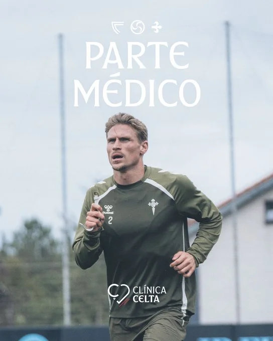 Portada de Oficial: Starfelt, baja del Celta antes del parón