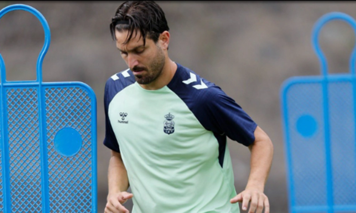 Entrenamiento de Las Palmas de este miércoles