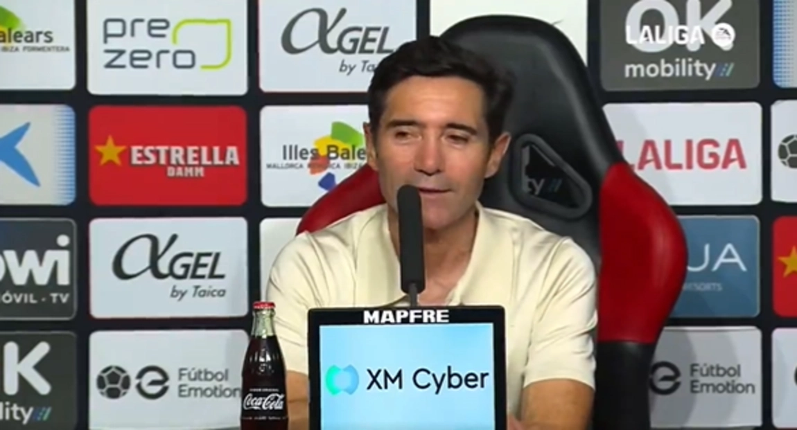 Portada de Rueda de prensa de Marcelino posterior al partido vs Mallorca