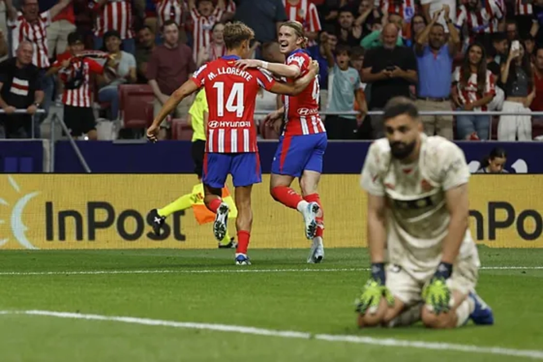 El Atlético sigue entre la vanguardia de La Liga