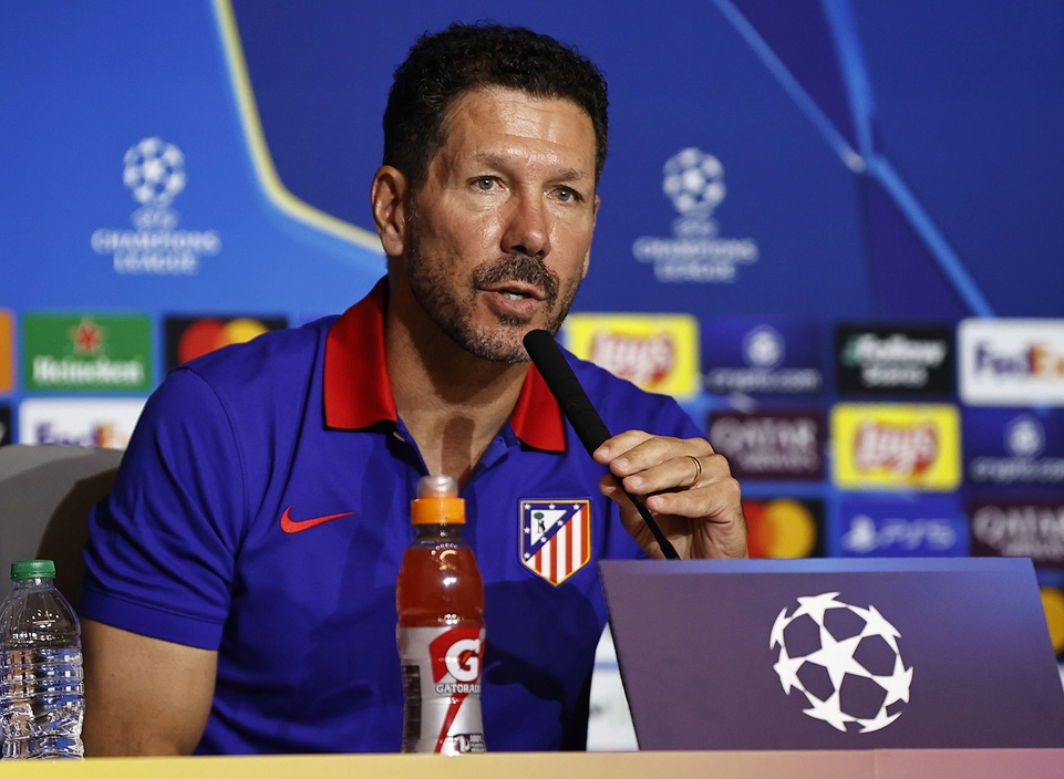 Rueda de Prensa de Simeone ante debut en Champions