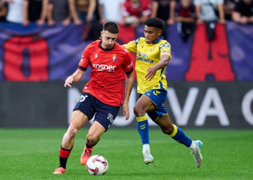 Marvin Park sale lesionado en el partido contra Osasuna de la jornada 7