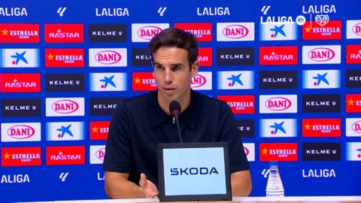 Rueda de prensa del Rayo ante el Leganés Jornada 8