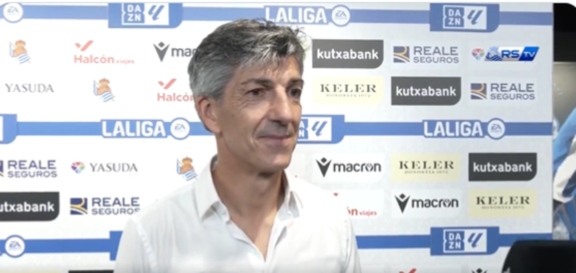 Rueda de prensa de Imanol Alguacil tras la victoria
