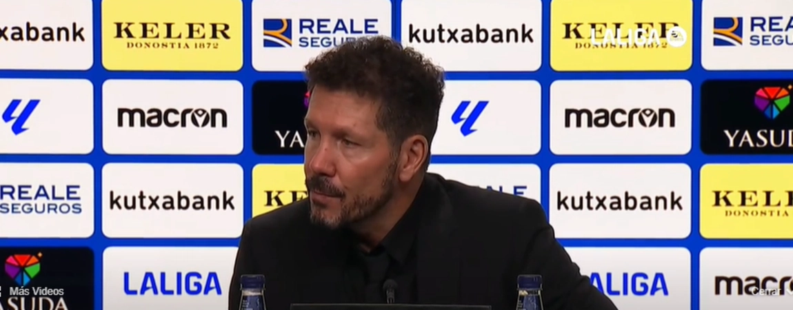 El técnico del Atlético reconoció que el resultado fue justo