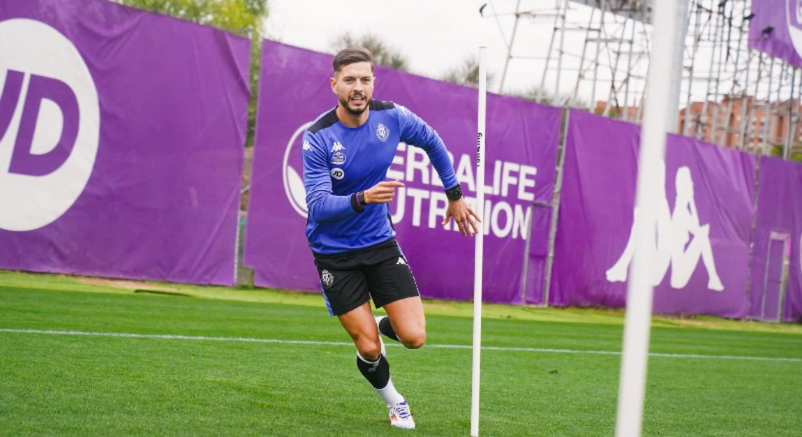 El Valladolid se ejercitó hoy en los Anexos del Zorrilla